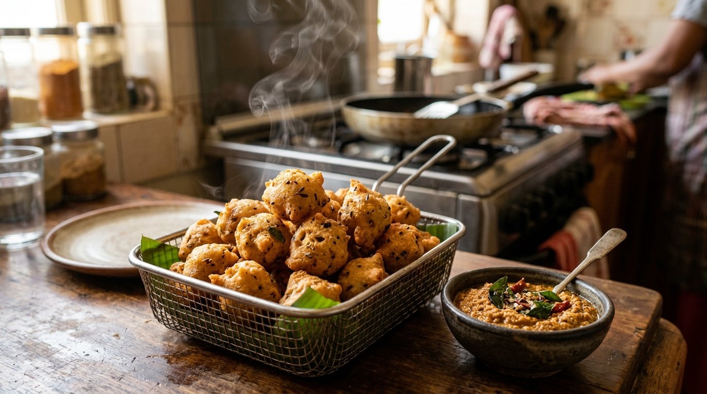 Punugulu Andhra-style South Indian breakfast