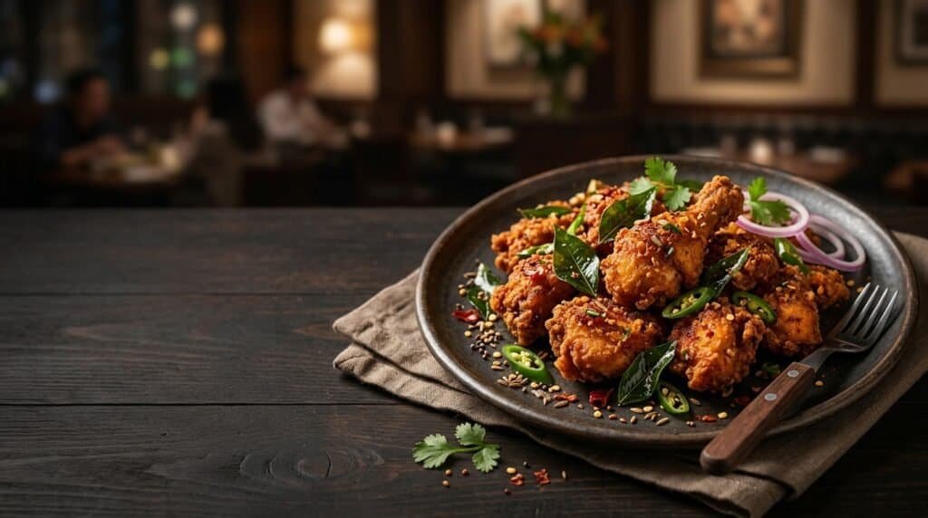 Chicken 555 near me in Mississauga inspired spicy Indian chicken dish at Pepperfry